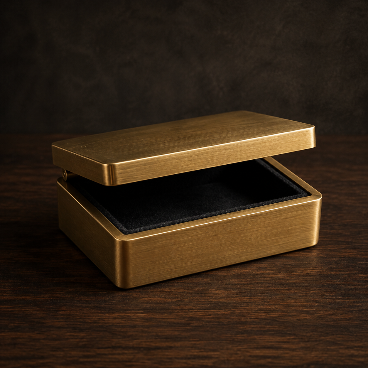 Brass Keepsake Box editorial still life